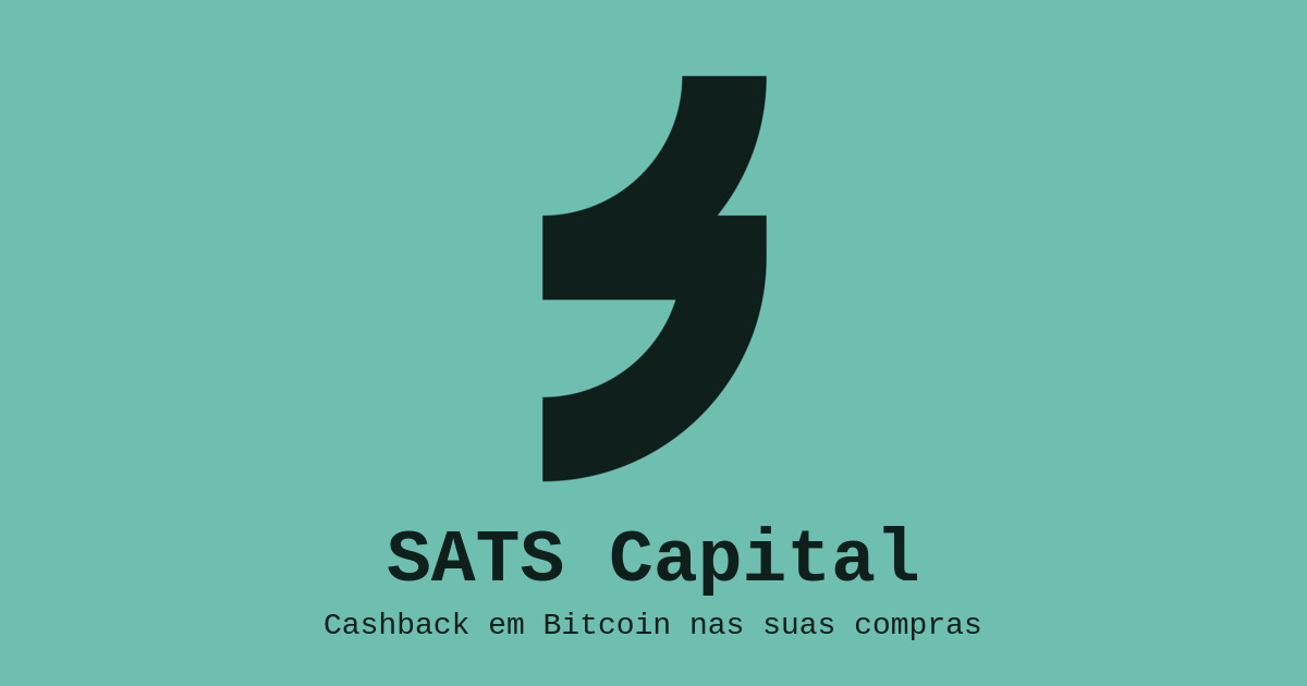 SATS - Cashback em Bitcoin nas suas compras do dia a dia